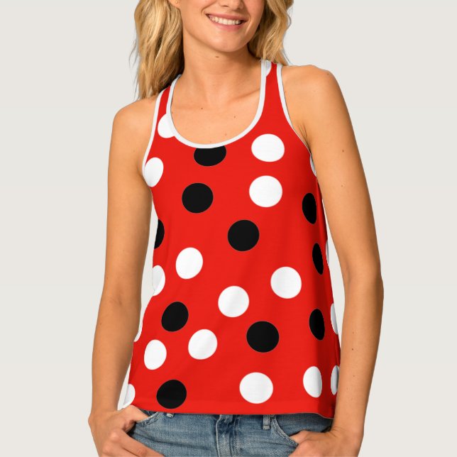 My Minnie polkadot design Tank Top (Front)