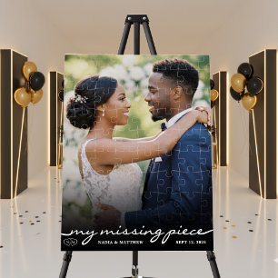 My Missing Piece Photo Jigsaw Puzzle Wedding Foam Board
