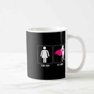 My Mom Breast Cancer Survivor Superhero Mothers Da Coffee Mug