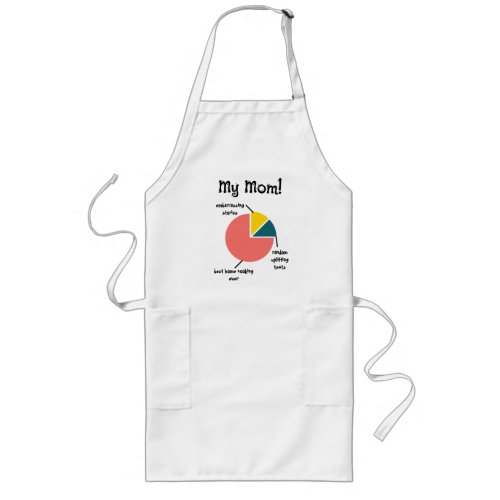 My Mom Funny Traits Custom Surprises For Mother   Long Apron