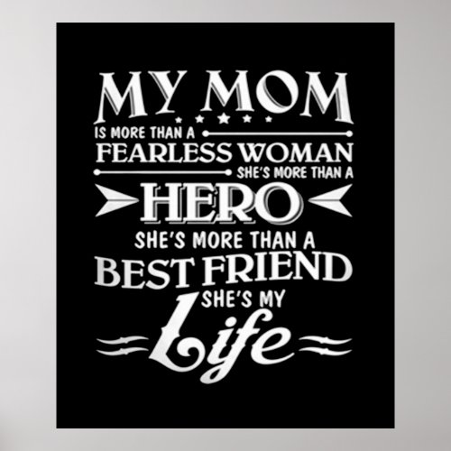 My Mom Hero Poster