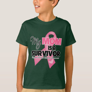 My Mom is a Survivor - Breast Cancer T-Shirt