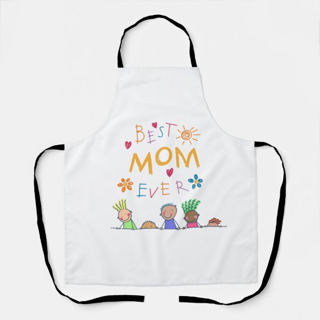 My mom is always with us apron (Front)