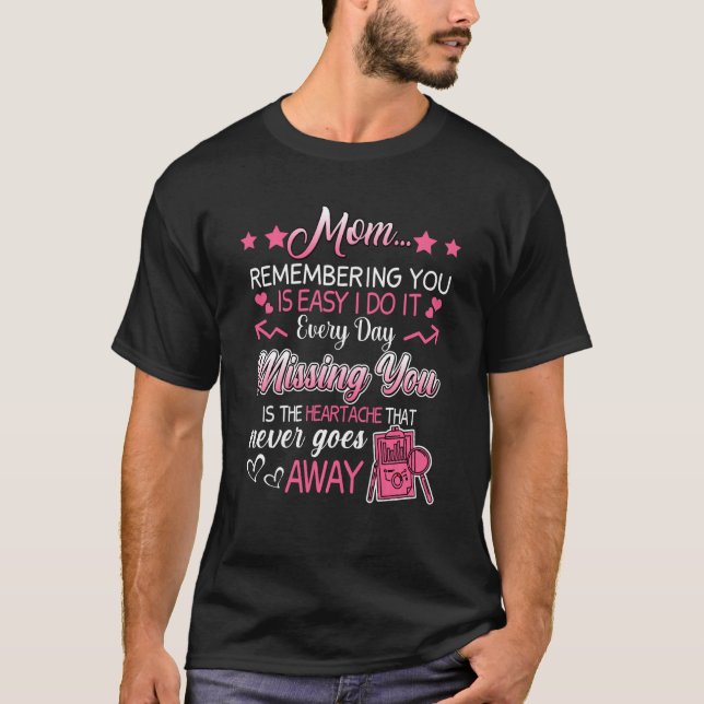 My Mom Is An Accountant Now She Is My Angel Rememb T-Shirt (Front)
