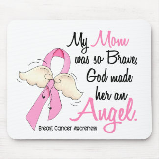 My Mom Is An Angel 2 Breast Cancer Mouse Pad