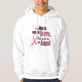 My Mom Is An Angel Breast Cancer Hoodie