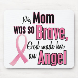 My Mom Is An Angel Breast Cancer Mouse Pad
