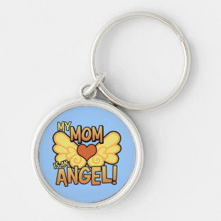 My Mom Is an Angel Keychain