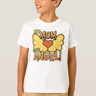 My Mom Is an Angel Kids Ringer T-Shirt