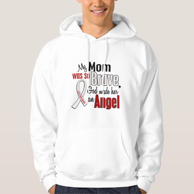 My Mom Is An Angel Lung Cancer Hoodie (Front)