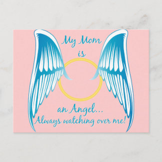 My Mom is an Angel Postcard