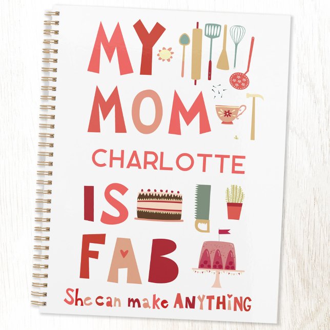 My Mom is Fab Personalized Fun Planner (My Mom is Fab personalized planner)
