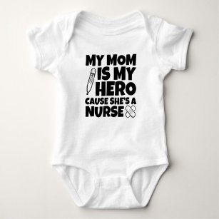 LOVE First Responders Nurse Creeper Bodysuit LOVE Nurses Baby Creeper