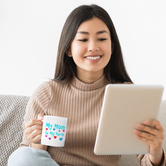 My Mom Is My Hero Coffee Mug (Creator Uploaded)