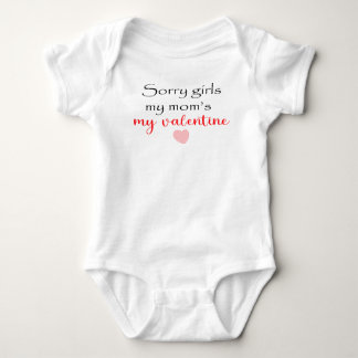 "My Mom is my Valentine" Baby Bodysuit