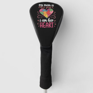 My Mom Is My Voice Autism Autistic Awareness Golf Head Cover