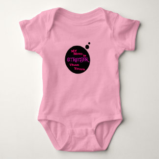 My Mom Is Stronger Baby Shirt
