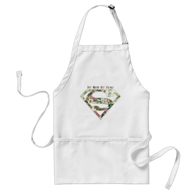 My Mom My Hero Adult Apron (Front)