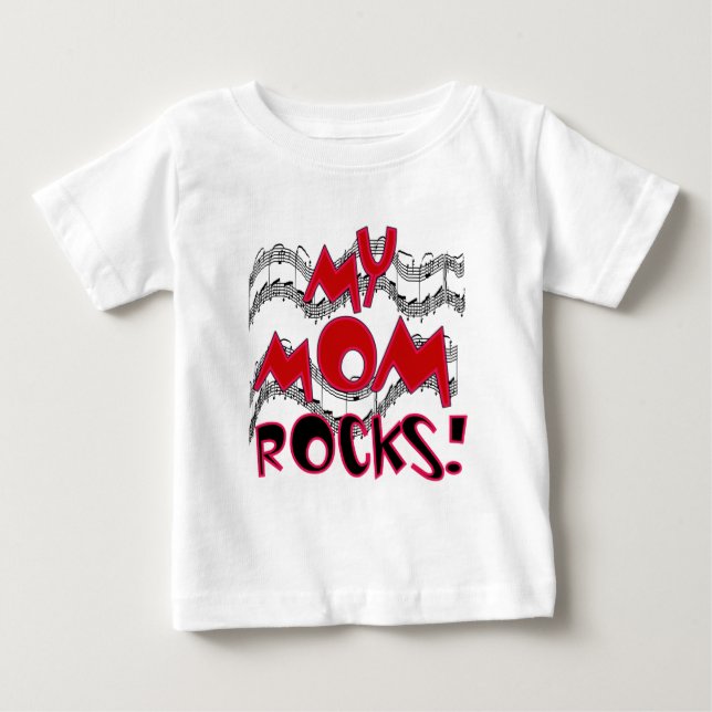 My Mom Rocks T-shirts and Gifts (Front)