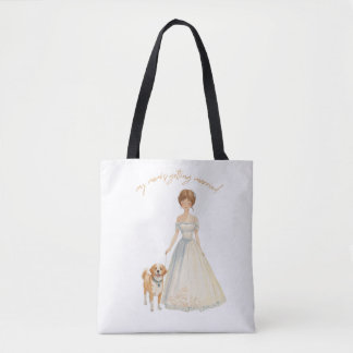 My Mom’s Getting Married Design | Wedding Dog  Tote Bag