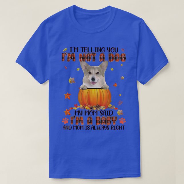 My Mom Said Im A Baby And Mom Is Always Right Cute T-Shirt (Design Front)