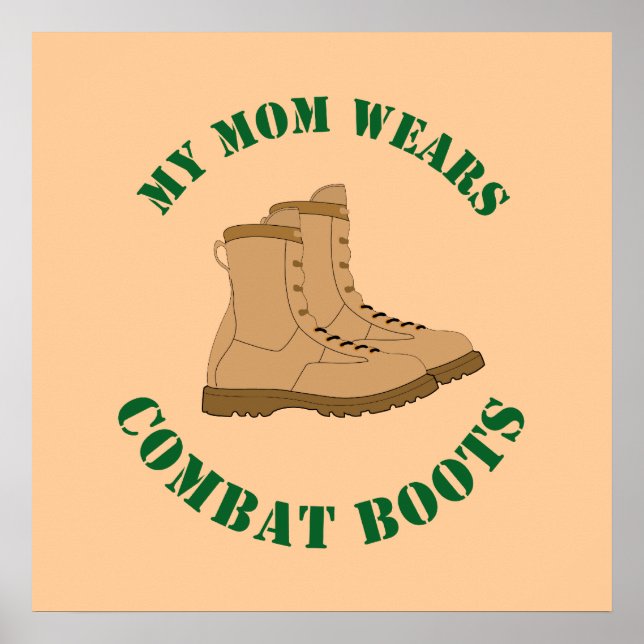 My Mom Wears Combat Boots - Poster (Front)