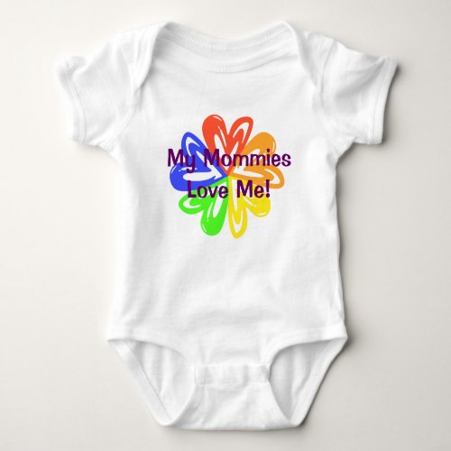 My Mommies Love Me Baby Bodysuit