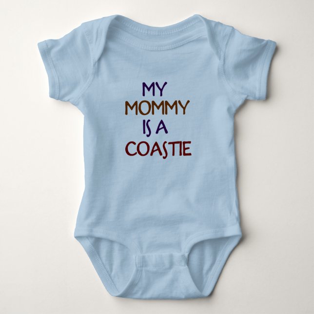 My Mommy Coastie Baby Bodysuit (Front)