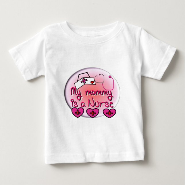 "My Mommy is a Nurse" Kids T-Shirts (Front)