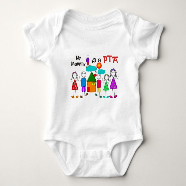 My Mommy is a Physical Therapy Assistant Baby Bodysuit (Front)