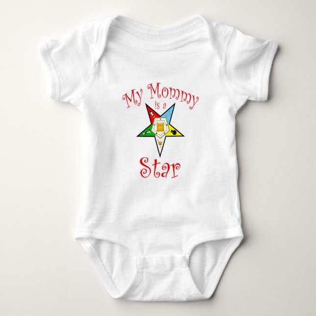 My Mommy is a Star Baby Bodysuit (Front)