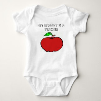 My Mommy Is A Teacher Baby Bodysuit