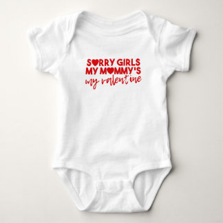 My Mommy Is My Valentine Baby Bodysuit