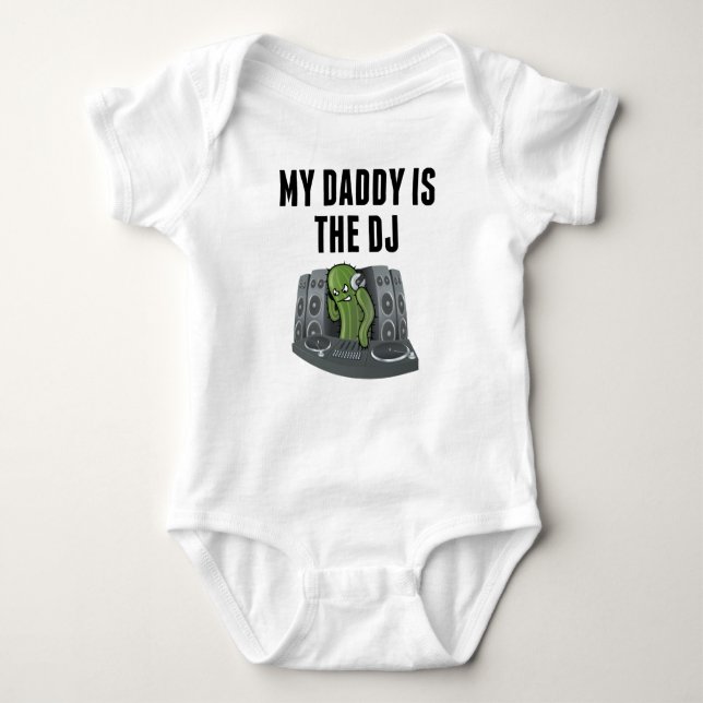 My Mommy Is The DJ Baby Bodysuit (Front)