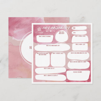 My mommy_personalised greeting card