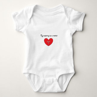 My mommy's a nurse baby bodysuit