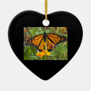 My Monarch Butterfly-heart ornament
