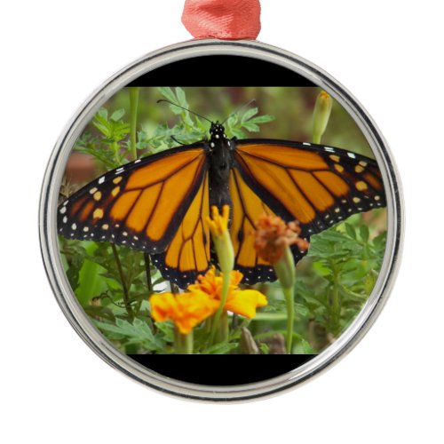 My Monarch Butterfly-premium round ornament