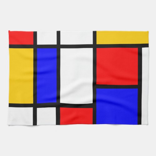 My Mondrian kitchen Kitchen Towel