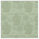 My Monochrome 'I love coffee' design Fabric