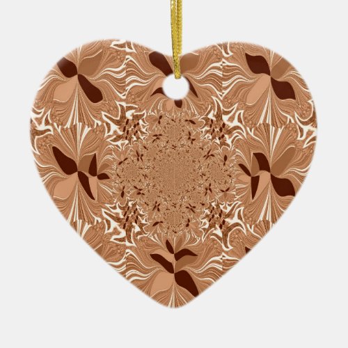 My Morning Coffee Colors Ceramic Ornament