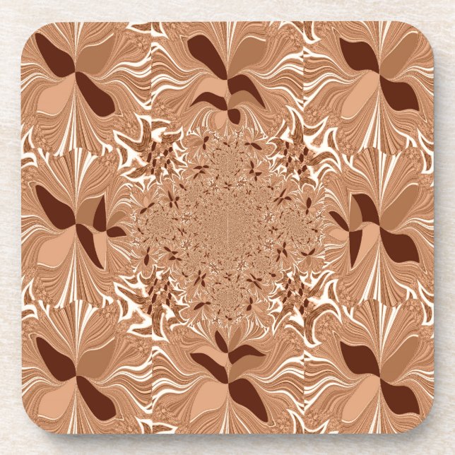 My Morning Coffee Colors Coaster (Front)