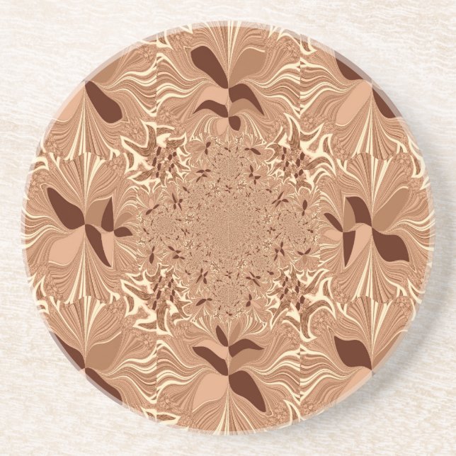 My Morning Coffee Colors Coaster (Front)