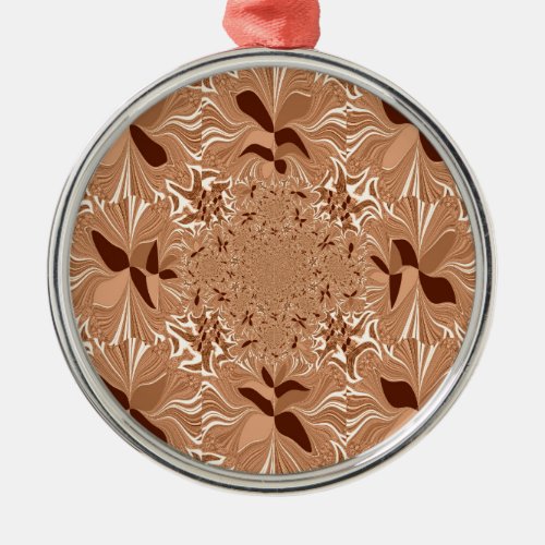 My Morning Coffee Colors Metal Ornament