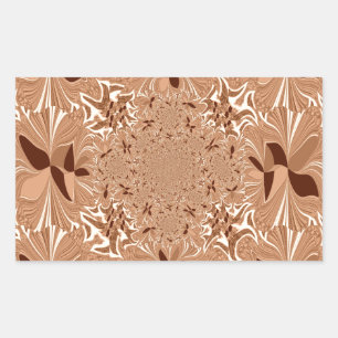 My Morning Coffee Colors Rectangular Sticker