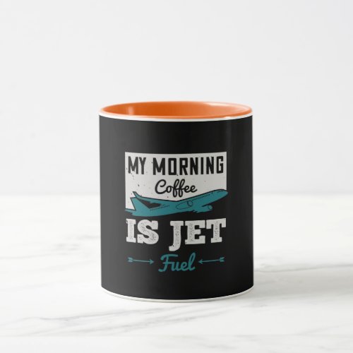 My Morning Coffee is Jet Fuel Mug