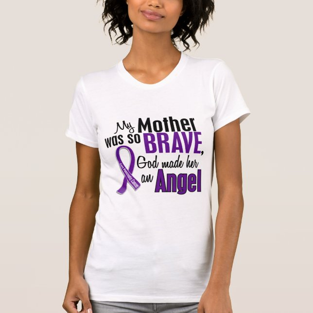 My Mother Is An Angel Pancreatic Cancer T-Shirt (Front)