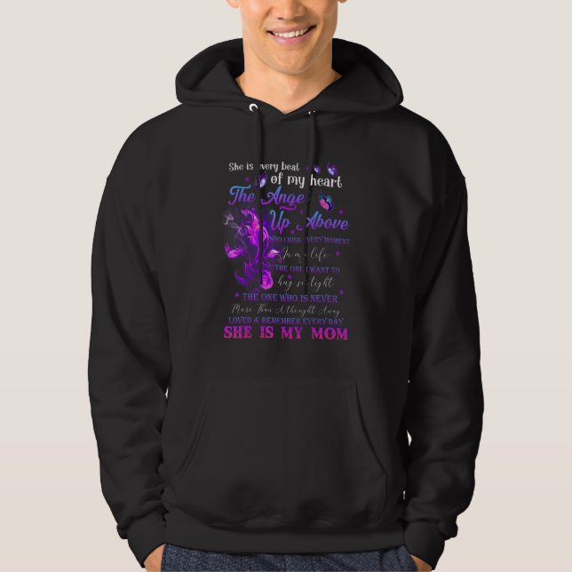 My Mother Is Every Beat Of My Heart The Angel Up A Hoodie (Front)