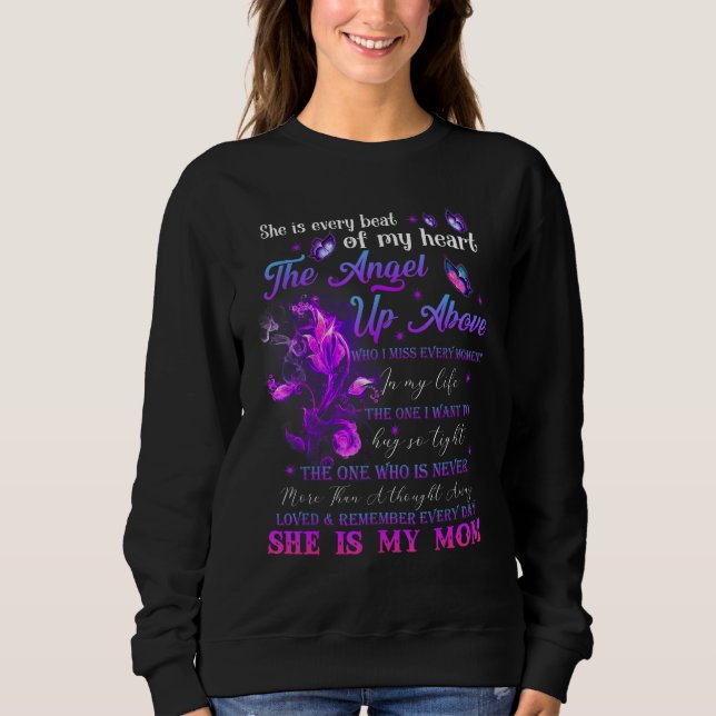 My Mother Is Every Beat Of My Heart The Angel Up A Sweatshirt (Front)