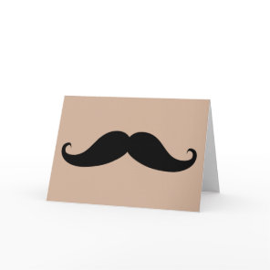 My Moustache Greeting Card